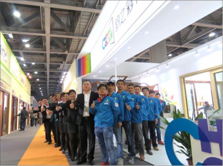 韵之彩参加第七届中国（广州）门业博览会